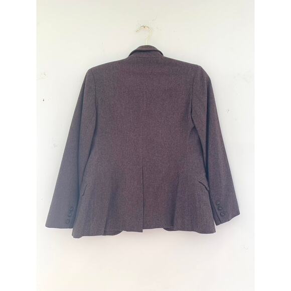 Vintage Pure Wool Blazer Womens Size 6 Academia Feminine Tailored Fall Classic - Picture 7 of 8